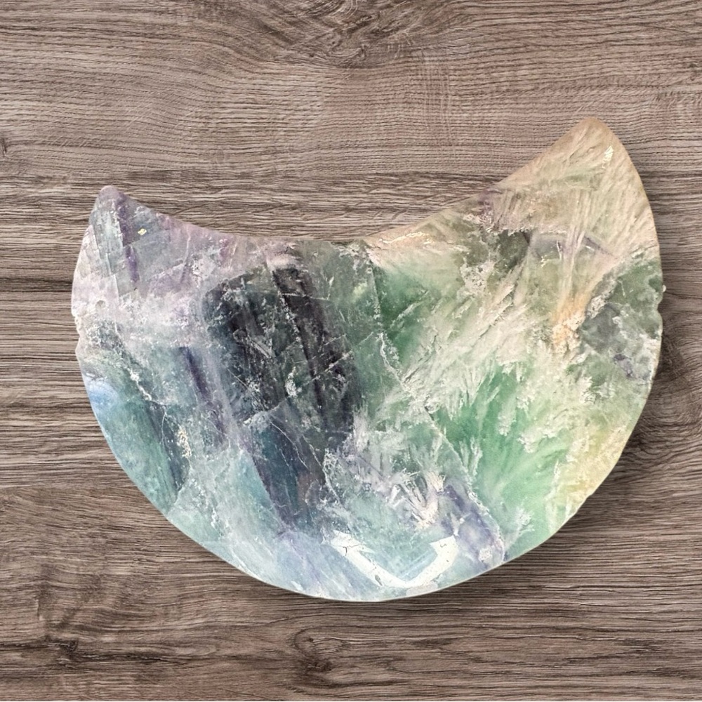 Feather Fluorite Moon